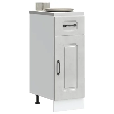 Mueble bajo de cocina Kalmar madera de ingeniería gris hormigón de , Armarios de cocina - Ref: Foro24-853461, Precio: 62,24 €...