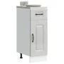 Mueble bajo de cocina Kalmar madera de ingeniería gris hormigón de , Armarios de cocina - Ref: Foro24-853461, Precio: 62,24 €...