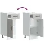 Mueble bajo de cocina Kalmar gris sonoma madera de ingeniería de , Armarios de cocina - Ref: Foro24-853463, Precio: 70,99 €, ...