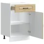 Mueble bajo de cocina Kalmar madera ingeniería roble Sonoma de , Armarios de cocina - Ref: Foro24-853480, Precio: 92,63 €, De...