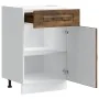 Mueble bajo de cocina Kalmar madera ingeniería de roble ahumado de , Armarios de cocina - Ref: Foro24-853482, Precio: 100,20 ...