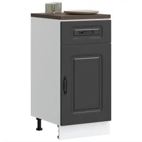 Mueble bajo de cocina Kalmar madera de ingeniería negra de , Armarios de cocina - Ref: Foro24-853468, Precio: 94,07 €, Descue...