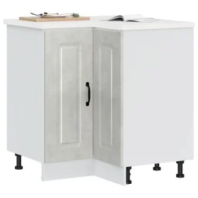 Mueble bajo esquinero de cocina Kalmar gris hormigón de , Armarios de cocina - Ref: Foro24-853511, Precio: 101,77 €, Descuent...