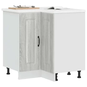 Mueble de cocina esquina Kalmar gris sonoma madera ingeniería de , Armarios de cocina - Ref: Foro24-853513, Precio: 101,52 €,...