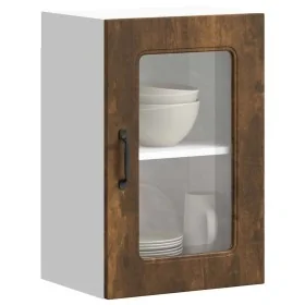 Armario pared cocina puerta de cristal Kalmar roble ahumado de , Armarios de cocina - Ref: Foro24-853532, Precio: 56,02 €, De...