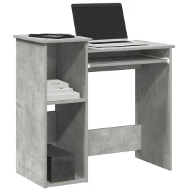 Escritorio con estantes contrachapada hormigón 84x40x78 cm von , Schreibtische - Ref: Foro24-860448, Preis: 67,09 €, Rabatt: %