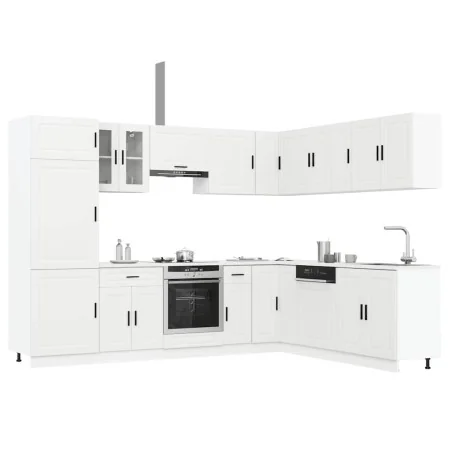 Mueble de cocina Porto blanco 14 piezas madera contrachapada de , Armarios de cocina - Ref: Foro24-3314991, Precio: 1,00 €, D...