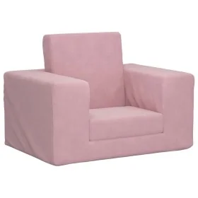 Sofá cama para niños felpa suave rosa de , Mobiliario para bebés y niños pequeños - Ref: Foro24-4104789, Precio: 35,62 €, Des...