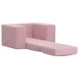 Sofá cama para niños felpa suave rosa de , Mobiliario para bebés y niños pequeños - Ref: Foro24-4104789, Precio: 35,62 €, Des...