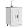 Mueble bajo para fregadero Kalmar blanco 60x46x81,5 cm de , Armarios de cocina - Ref: Foro24-853437, Precio: 80,37 €, Descuen...
