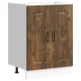 Mueble bajo para fregadero Kalmar roble ahumado 60x46x81,5 cm de , Armarios de cocina - Ref: Foro24-853442, Precio: 80,49 €, ...