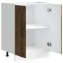 Mueble bajo para fregadero Kalmar roble ahumado 60x46x81,5 cm de , Armarios de cocina - Ref: Foro24-853442, Precio: 80,49 €, ...