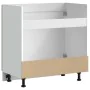 Mueble bajo para fregadero Kalmar roble marrón 80x46x81,5 cm de , Armarios de cocina - Ref: Foro24-853454, Precio: 74,95 €, D...