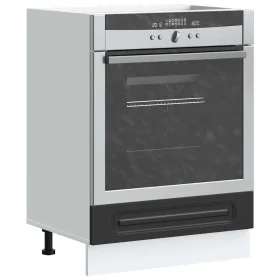 Mueble de horno Kalmar negra madera reconstituida de , Armarios de cocina - Ref: Foro24-853518, Precio: 61,98 €, Descuento: %
