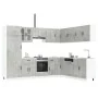 Mueble cocina Lucca gris hormigón 14 pzas madera contrachapada de , Armarios de cocina - Ref: Foro24-3314985, Precio: 993,51 ...