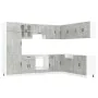 Mueble cocina Lucca gris hormigón 14 pzas madera contrachapada de , Armarios de cocina - Ref: Foro24-3314985, Precio: 993,51 ...