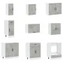 Mueble cocina Lucca gris hormigón 14 pzas madera contrachapada de , Armarios de cocina - Ref: Foro24-3314985, Precio: 993,51 ...