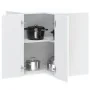 Armario cocina esquina de pared Kalmar madera ingeniería blanca de , Armarios de cocina - Ref: Foro24-853617, Precio: 85,53 €...