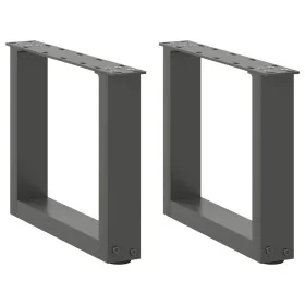 Patas de mesa centro forma U 2uds acero antracita 40x(30-31) cm de , Patas para mesas - Ref: Foro24-4013134, Precio: 49,71 €,...