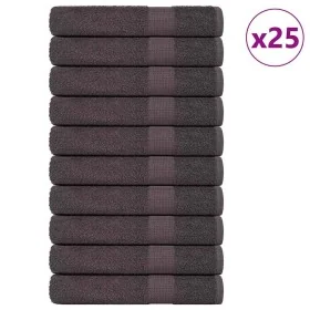Toallas de sauna 25 uds 100% algodón antracita 80x200 cm 360gsm de , Toallas - Ref: Foro24-136696, Precio: 224,66 €, Descuent...