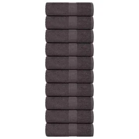Toallas de jabón 10 uds antracita 30x30 cm 360 gsm 100% algodón de , Toallas - Ref: Foro24-136675, Precio: 17,52 €, Descuento: %