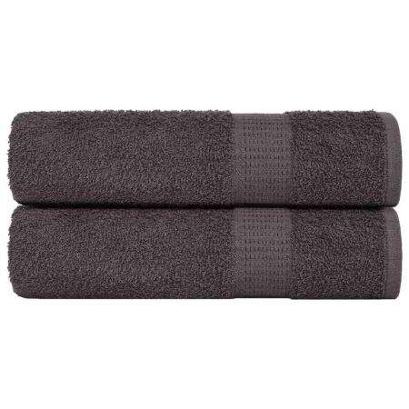 Toallas de baño 2 uds antracita 100x150 cm 360 gsm 100% algodón de , Toallas - Ref: Foro24-136689, Precio: 27,58 €, Descuento: %