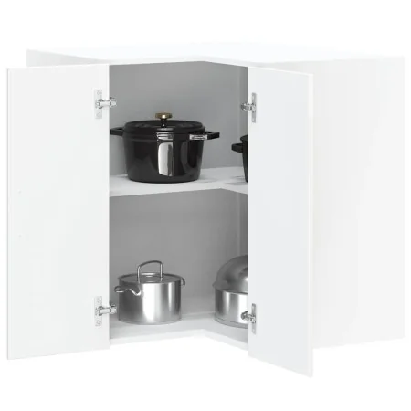 Armario de cocina de esquina pared Porto blanca de alto brillo de , Armarios de cocina - Ref: Foro24-854099, Precio: 91,62 €,...