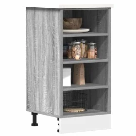 Armario bajo de madera de ingeniería gris sonoma 40x44,5x81,5cm by , Kitchen cabinets - Ref: Foro24-854207, Price: 64,98 €, D...