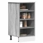 Armario bajo de madera de ingeniería gris sonoma 40x44,5x81,5cm de , Armarios de cocina - Ref: Foro24-854207, Precio: 64,98 €...