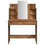 Tocador con espejo envejecida 96x39x142 cm de , Tocadores para dormitorios - Ref: Foro24-857011, Precio: 107,00 €, Descuento: %