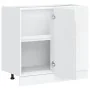 Mueble bajo de cocina Porto alto brillo blanco de , Armarios de cocina - Ref: Foro24-854300, Precio: 89,99 €, Descuento: %