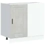 Mueble bajo de cocina porto gris cemento madera reconstituida de , Armarios de cocina - Ref: Foro24-854302, Precio: 79,06 €, ...