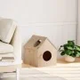 Casa para gatos madera maciza pino 41x50x50 cm de , Mobiliario para gatos - Ref: Foro24-859295, Precio: 55,26 €, Descuento: %