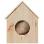 Casa para gatos madera maciza pino 41x50x50 cm de , Mobiliario para gatos - Ref: Foro24-859295, Precio: 55,26 €, Descuento: %