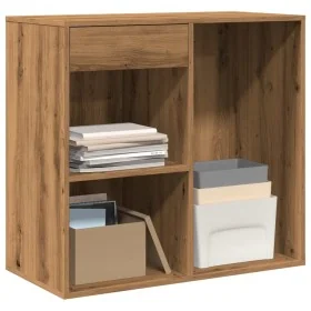 Armario de maquillaje madera roble artesanal 80x40x75 cm de , Armarios y almacenamiento - Ref: Foro24-857030, Precio: 74,71 €...
