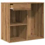 Armario de maquillaje madera roble artesanal 80x40x75 cm de , Armarios y almacenamiento - Ref: Foro24-857030, Precio: 74,71 €...