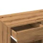 Armario de maquillaje madera roble artesanal 80x40x75 cm de , Armarios y almacenamiento - Ref: Foro24-857030, Precio: 74,71 €...