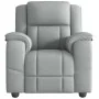 Sillón reclinable de tela gris claro de , Sillones - Ref: Foro24-4015700, Precio: 260,48 €, Descuento: %