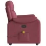 Sillón de masaje reclinable de tela color vino tinto de , Sillones - Ref: Foro24-4015693, Precio: 201,69 €, Descuento: %
