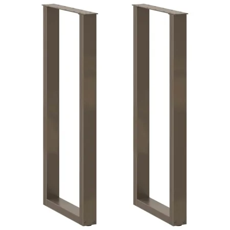 Patas de mesa centro forma U 2uds acero natural 50x(110-111) cm de , Patas para mesas - Ref: Foro24-4013247, Precio: 102,58 €...