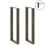 Patas de mesa centro forma U 2uds acero natural 50x(110-111) cm de , Patas para mesas - Ref: Foro24-4013247, Precio: 102,58 €...