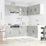 Mueble cocina Kalmar gris hormigón 11 pzas madera contrachapada de , Armarios de cocina - Ref: Foro24-3314945, Precio: 648,84...