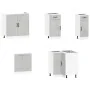 Mueble cocina Kalmar gris hormigón 11 pzas madera contrachapada de , Armarios de cocina - Ref: Foro24-3314945, Precio: 648,84...