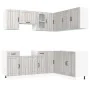 Mueble cocina Kalmar sonoma gris 11 pzas madera contrachapada de , Armarios de cocina - Ref: Foro24-3314947, Precio: 693,51 €...