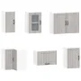 Mueble cocina Kalmar sonoma gris 11 pzas madera contrachapada de , Armarios de cocina - Ref: Foro24-3314947, Precio: 693,51 €...