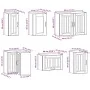 Mueble cocina Kalmar sonoma gris 11 pzas madera contrachapada de , Armarios de cocina - Ref: Foro24-3314947, Precio: 693,51 €...