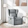Sillón reclinable de masaje de tela gris claro de , Sillones - Ref: Foro24-4015666, Precio: 210,33 €, Descuento: %