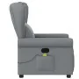 Sillón reclinable de masaje de tela gris claro de , Sillones - Ref: Foro24-4015666, Precio: 210,33 €, Descuento: %