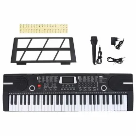 Teclado eléctrico de piano de 61 teclas con atril para niños de , Pianos - Ref: Foro24-4103507, Precio: 85,21 €, Descuento: %
