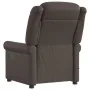 Sillón reclinable de cuero sintético marrón brillante de , Sillones - Ref: Foro24-4015679, Precio: 237,49 €, Descuento: %